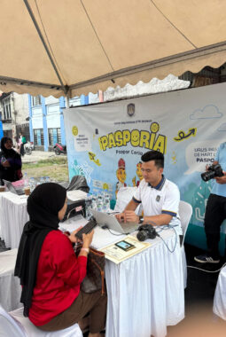 Pasporia Hadir di Car Free Day Belawan, Kakanim Kelas II TPI Belawan, Eko Yudis Parlin Rajagukguk Tegaskan Komitmen Pelayanan Prima