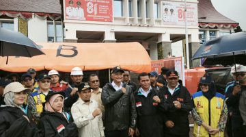 Jon Firman Pandu–H. Candra Sambut Menteri PU, Pemulihan Arosuka Jadi Agenda Utama. 