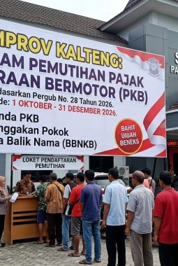 Pemprov Kalteng Terbitkan Pergub Pemutihan Pajak Kendaraan: Bebaskan Denda, Tunggakan Pokok, dan Biaya Balik Nama hingga Akhir Tahun