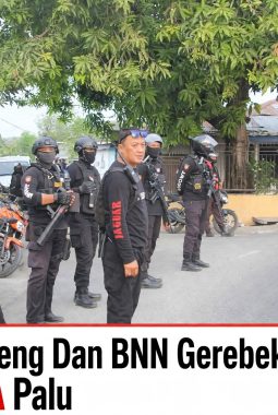 Atensi Presiden Prabowo, 249 Personel Gabungan Gerebek Kampung Narkoba di Tatanga Palu