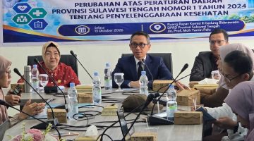 Wakil Ketua DPRD Sulteng Bahas Tumpang Tindih Program Berani sehat dengan Layanan BPJS Kesehatan