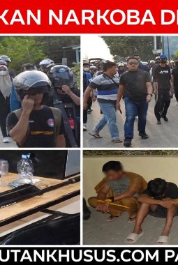 Kayumalue Memanas, Penggerebekan Narkoba Dilawan Warga, Dirnarkoba Polda Sulteng, Amankan 7 Orang Dan Hancurkan Lapak