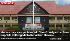 Merasa Laporannya Mandek, Jhonfri Ariyantho Surati Kapolda Kalteng Minta Kepastian Hukum
