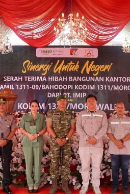 Dandim 1311/Morowali Terima Hibah Gedung Koramil Bahodopi dari PT IMIP, Perkuat Sinergitas TNI dan Jaga Stabilisasi Keamanan