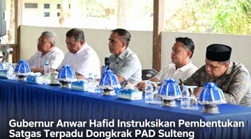 Gubernur Sulteng Bentuk Satgas Terpadu Optimalkan PAD dari Industri Morowali dan Morowali Utara
