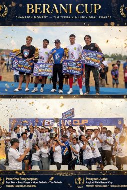 Sarifuddin hafid, Selamat kepada TUNAS MUDA FC atas keberhasilannya meraih JUARA I dalam ajang BERANI CUP MOROWALI 2026.