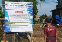 Foto plang proyek
