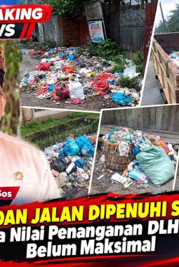 Gang dan Jalan Dipenuhi Sampah, Warga Nilai Penanganan DLH Rohil Belum Maksimal