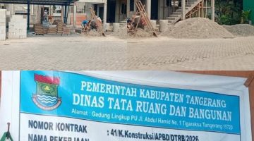 Miris, Dugaan Proyek Asal Jadi, Pembangunan GSG Kelurahan Sindangsari Nilai Rp 2,4 Miliar Dinilai Minim Pengawasan dan Abaikan K3