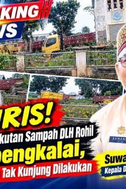 Miris! Mobil Angkutan Sampah DLH Rohil Terbengkalai, Perbaikan Tak Kunjung Dilakukan