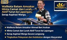 “Jangan Tunggu Warga Datang, Kita yang Harus Hadir di Tengah Mereka” — Wali Kota Batam Amsakar Ahmad Minta Camat dan Lurah Turun Langsung ke Lapangan