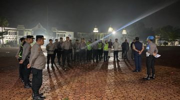 Cegah Balap Liar dan Kejahatan Jalanan, Polres Rokan Hilir Gelar Patroli Blue Light di Jalur Lintas