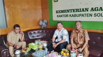 Jalin Komunikasi dan Silaturahmi, Bupati Solok Sambangi Kemenag Kabupaten Solok.