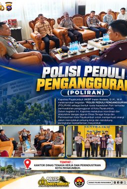 Polres Payakumbuh Gandeng Dinas Tenaga Kerja Buka Akses Peluang Kerja bagi Masyarakat