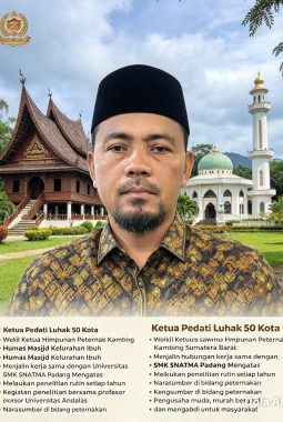 Pengusaha Peternak Kambing Etawa Tony Moricho Maju Calon Ketua LPM Kelurahan Ibuh   