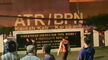 Kebakaran Kantor ATR/BPN Karawang Hanguskan Gudang Arsip, Publik Desak Pengusutan Tuntas