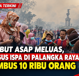 Kabut Asap Meluas, Kasus ISPA di Palangka Raya Tembus 10 Ribu Orang