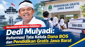 Membedah Arsitektur Kebijakan Dedi Mulyadi: Reformasi Tata Kelola Dana BOS dan Pendidikan Gratis Jawa Barat