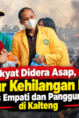 Ketika Rakyat Didera Asap, Gubernur Kehilangan Respek: Potret Krisis Empati dan Panggung Sembako di Kalteng