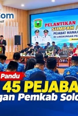 45 Pejabat Pemkab Solok Resmi Dilantik, Publik Menanti Bukti Kinerja Nyata
