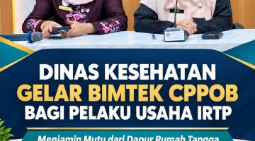 Dinas Kesehatan Kota Payakumbuh Bekali Pelaku IRTP Standar Keamanan Pangan