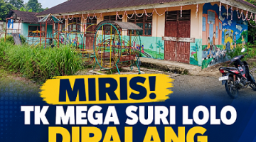 Miris! TK Mega Suri Lolo Dipalang Pemilik Tanah, 45 Murid Terpaksa Belajar di Tempat Sementara
